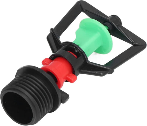 20 Garden Irrigation Nozzles, 360° Swivelling Irrigation Sprinklers, Atomised Rotary Irrigation Nozzles with G1/2 Male Thread for Greenhouse Garde...