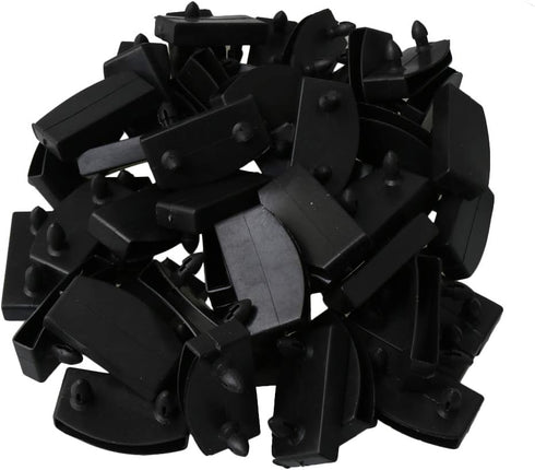 50x Replacement Bed Slat Plastic Centre Caps or End Caps Holders Black (55mm)...