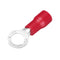 uxcell 100 Pcs Insulated Ring Wire Connector Electrical Crimp Terminal 22-16 AWG for Electrical Projects Red...