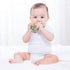 Baby Teether Ball Toy, BPA Free Silicone Soft Ball Easy to Hold Teether for Babies Ages 6 Months+ (Ether)...