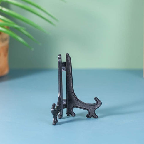 Artliving 4" Black Plastic Stand Cookie Holder Display Stand Place Card Holder Display Easels at Weddings, Birthday Party(24 Pack)...