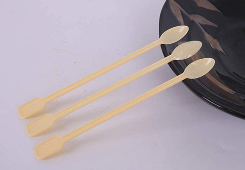 500 Pcs Plastic Coffee Tea Stirrer Spoon Disposable Spoons Stir Stirrer Mini Stir Swizzle Sticks Plastic Food Grade Coffee Stirrers Tea Spoons Sou...