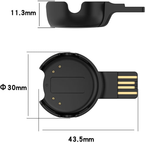 for Polar Verity Sense Charger, Replacement USB Charging Cable Charger Dock for Polar Verity Sense/for Polar OH1 Heart Rate Sensor...
