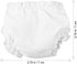 NUOBESTY White Doll Diapers Baby Doll Underwear for Baby Adjustable Doll Underpants Doll Diapers Reusable 6pcs...