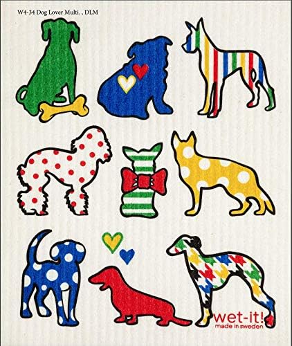 Swedish Dishcloth Set (Dog and Cat) – Reusable, Absorbent Cleaning Cloth for Kitchen, Pet-Friendly Design – Alternative to Sponges & Paper Towels ...
