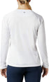 Columbia Women's Plus Size PFG Tidal Tee II Sun Protection Long Sleeve Shirt, White/Cirrus Grey Logo, 2X...