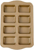 Mini Loaf Pan, 8-Cavity Non-Stick Carbon Steel Brownie Bakeware for Oven baking...