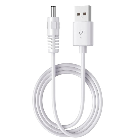 Bitvae Replacement Charger Cable, Fits D2/R1/R2/S2 Electric Toothbrush, C2/C5/C6 Water Dental flosser, USB DC Charging Cord, White......