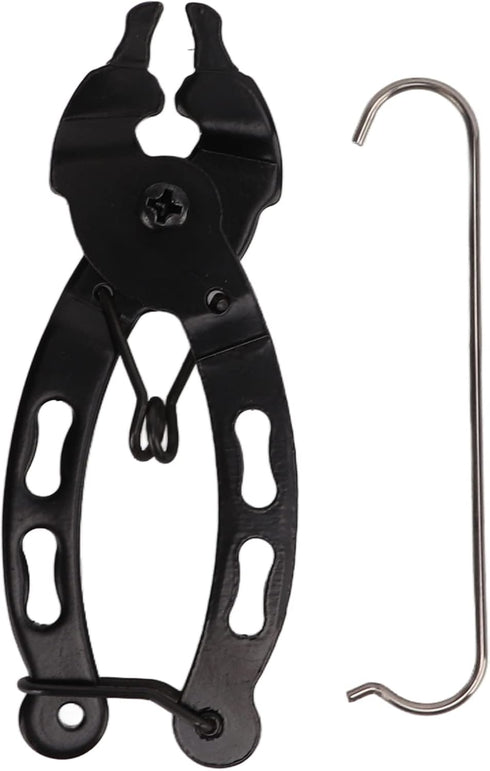 Chain Plier, Steel Bike Chain Link Tool Chain Plier with Hook Quick Release Removal Installation Tools...