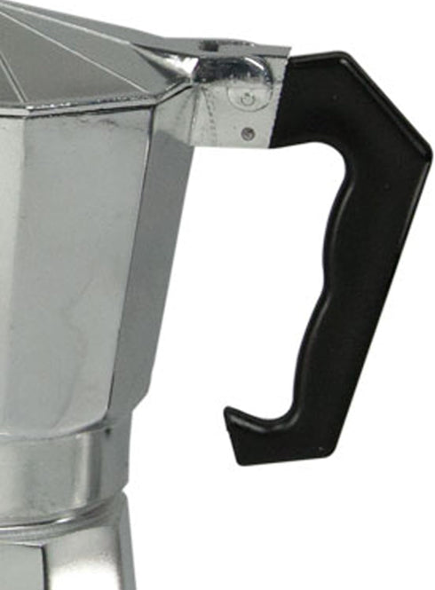 Authentic 6 Cup Demitasse Shot Aluminum Stovetop Espresso Maker by Home Basics | Safety Release Valve | Italian Style Moka Pot for Rich, Aromatic ...