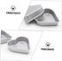 3pcs Heart Pudding Mold Cake Making Tray Heart Cake Pan Non-stick Donut Molds Bagel Molds Baking Molds Cupcake Moulds Loaf Tin Bread High-carbon S...