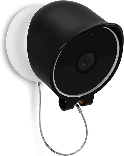 OLAIKE Anti-Drop and Anti-Theft Mount for Google Nest Cam Outdoor/Indoor,Battery-2nd Gen, Anti-Glare/Waterproof Nest Camera Mount Cover, Not Affec...