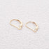 BENECREAT 2 PCS 14K Gold Filled Leverback Earring Hooks, 17x11mm Secure Ear Wire Findings for DIY Jewelry Making, Dangle Earrings, Handmade Earrin...