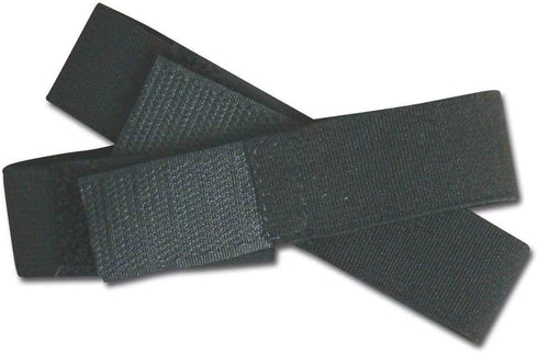 Raine Black Boot Blousers -1 Pair- Boot Blousers - Military Boot Straps - Military Boot Bands - Tuck Tight Strips - 1 Inch Wide...