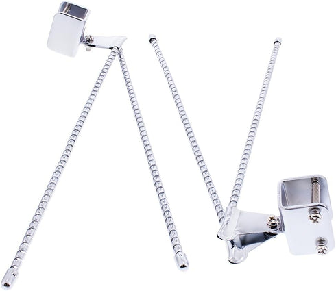 United Pacific 70203 Chrome Curb Feelers, Universal Fitment, Helps to Prevent Curb Damage, Curb Whiskers, Avoid Damaging Wheels - ONE Set (Pack of...