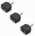 3.5mm Headphone Y Splitter, Gold Plated 3.5mm 1/8 inch Male to Dual Female Stereo Jack Adapter Converter,3-Pack......