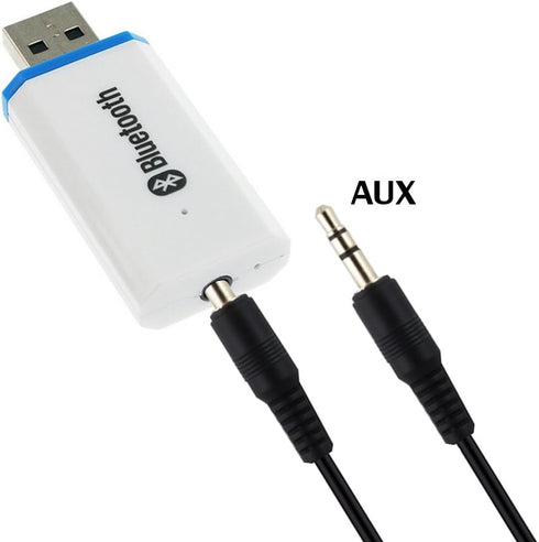 USB Bluetooth Receiver Adapter,Wireless Audio Adapter, Car Kit Music Receiver Bluetooth Adapter Home/Car Stereo Sound System,Portable Speskers,(Au...