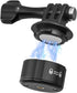 SUREWO Quick Release Base Mount for GoPro,Magnetic 1/4 inch 20 Camera Mount Compatible with GoPro Hero 12 11 10 9 8 7 6 5 Black,DJI Osmo Action,Cr...
