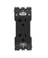 Leviton RER20-OB Renu Tamper-Resistant Outlet, 20-Amp, 125VAC, Onyx Black...