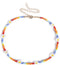 Barode Boho Seed Bead Choker Rainbow Flower Colorful Necklaces Puka Shell Chain Hawaiian Beach Necklace for Women...