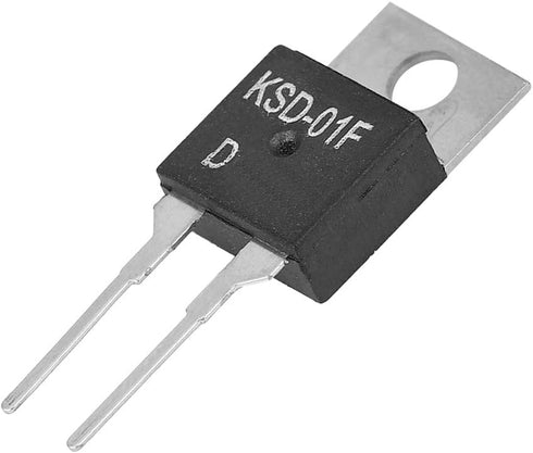 JUC-31F/KSD-01F Temperature Control Normally Closed Switch Thermostat Switch 40~130 Control Temperature Thermal Protector (D80),Control Switch...