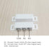 2 Sets NO&NC Magnetic Switch Door Contact Sensor Surface Mounted...