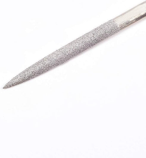 Utoolmart Diamond Needle File, Mini Diamond Needle File Set, 3mm x 140mm Half Round Files Tools, 150 Grits Small Tip Files, for Metal Glass Stone ...
