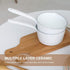 1.2L Saucepan, Nonstick Milk Pan with Pour Spouts, Butter Warmer, Melting Milk Boiling Porridge Soup Saucepan Gas Stove Enamel Milk Pot with Handl...
