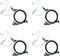 Walkie Talkie Headset with PTT Mic 1 Pin Covert Acoustic Tube Earpiece for Talkabout MH230R MR350R T200 T200TP T260 T260TP T460 T600 MT350R 2 Way ...