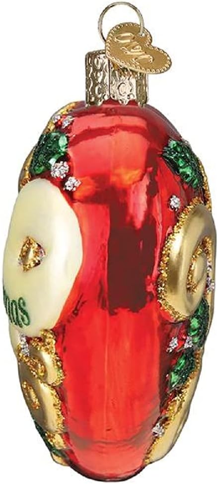Old World Christmas Ornaments 2021 First Christmas Heart Glass Blown Ornaments for Christmas Tree...