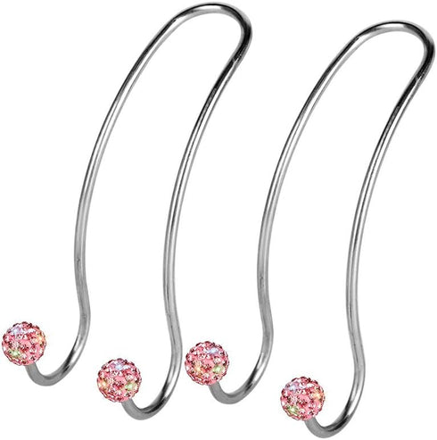 SAVORI Auto Hooks Bling Car Hangers Organizer Seat Headrest Hooks Strong and Durable Backseat Hanger Storage Universal for SUV Truck Vehicle 2 Pac...