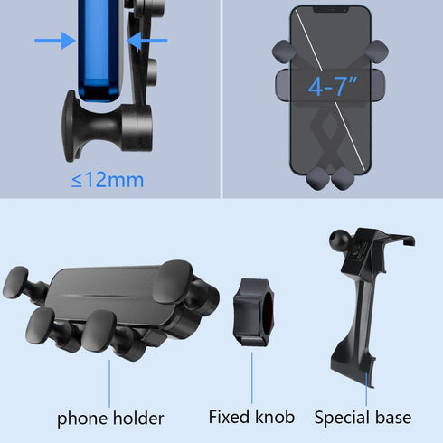 Car Phone Holder Mount for Benz G G-Class 2019 2020 2021 2022 2023 2024 AMG G63 G500 G55 W463 Wagon Auto Accessories Interior Decoration Mobile Ce...