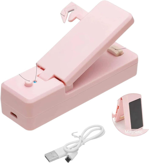 Mini Bag Heat Sealer – Bag Sealer Heat Seal Machine For Cookies, Chips – Mini Plastic Bag Cutter And Sealer Heat...
