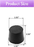AnRui 6 Pack Solid Rubber Stoppers Tapered Lab Seal Plug 42mm to 50mm Test Tubes Bungs Stopper for Industrial, Laboratory, Home Use...