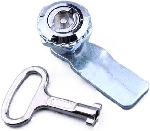 Gas Meter Cam Lock & Key Gas Zink Alloy Electric Meter Door Cabinet Box Latch Locker Kit for Hardware Tool (S Type)...