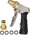 HQMPC Garden Hose Nozzle Metal Hose Spray Nozzle High Pressure Water Hose Nozzle Brass Head Hose Nozzle Spray Nozzle For Hose Watering Car Washing...