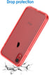 JETech Case for iPhone XR 6.1-Inch, Non-Yellowing Shockproof Phone Bumper Cover, Anti-Scratch Clear Back (Red)...