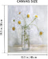 BOMUVI Paint by Numbers for Adults Beginner Paint by Numbers for Adults Daisy Paint by Number Kits Acrylic Painting White Flower Paint by Number K...