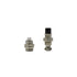 Aviation Connector Plug, 5 Pcs GX12 4 Pin Thread Female Socket Panel Metal Aviation Wire Connector 5A&5 Pcs GX12 4 Pin Male Socket Panel Metal Avi...