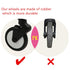 Stroller Bearing Wheel, Rear Wheel Replacement Compatible for Babyzen YOYO YOYO+ 6+...