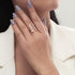 Vintage CZ Tiny Bar Pearl Open Band Ring for Women Girls Gold Plated Cubic Zirconia Statement Adjustable Expandable Imitation Pearls Finger Rings ...