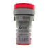 3pcs Digital Display AC Voltage Indicator, 22mm Round Head LED Voltage Tester AC50~500V Voltmeter Monitor (Red)...