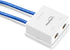 NavePoint Keystone Jack Surface-Mount Box 2-Port White, 10-Pack...