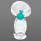 Nuby Comfort Portable & Lightweight All Silicone Breast Pump with Sealing Plug...