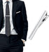 Mens Tie Bar Clips Metal Necktie Pinch Clip for Business Wedding Daily Gift (Gold)...