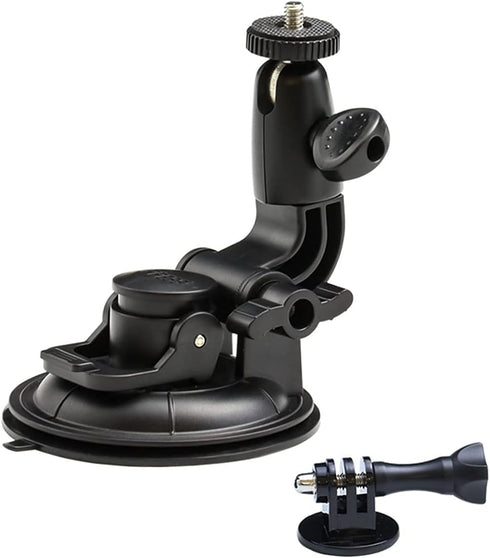 EXSHOW Car Camera Mount Holder for GoPro, Suction Cup Car Windshield Dashboard Dash Mount, Heavy Duty Action Camera Stand for GoPro Vlogging SJCAM...