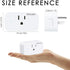 APP Updated SIPAILING 15A WiFi Smart Plugs Outlets, Mini Smart Socket Compatible with Alexa Echo Google Home, no hub Required -Timer Scene Setting...