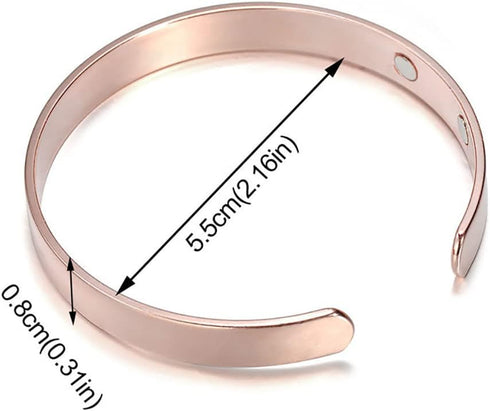 CSIYANJRY99 Cuff Bracelet Ring Set fo Women Men Lymph Drainage Anti-Swelling Open Adjustable Finger Bracelet fo Women...