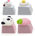 Cute Keycap 4 pcs,Custom 3D Model Keycap Cute OEM R4 Profile ESC-Keys Keyboard Keycap for Cherry MX Switches Mechanical Gaming Keyboard Cute Anima...