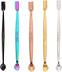 BAOFALI 5 Colors 304 Stainless Steel Craft Spoons Set for DIY Scrapbooking Glitter Embossing Powders Sequins and Other Small Embellishment Craft C...